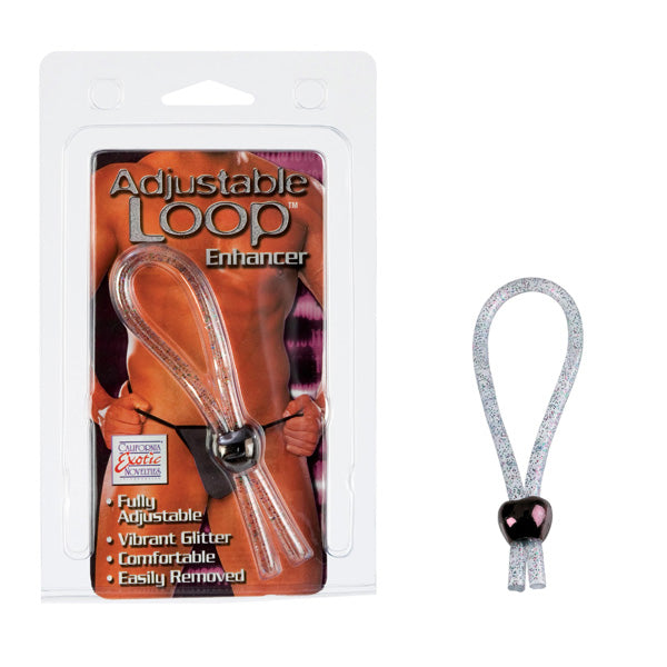 Adjustable Loop Enhancer - Clear Glitter