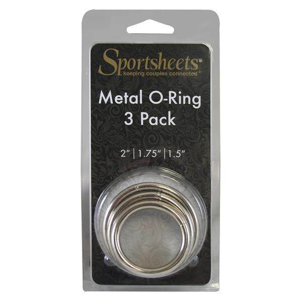 Sportsheets Metal O-Ring 3 Pack