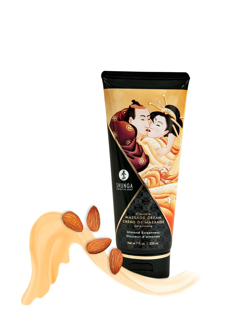 Shunga Kissable Massage Creams 200ml/7fl.oz - Almond Sweetness