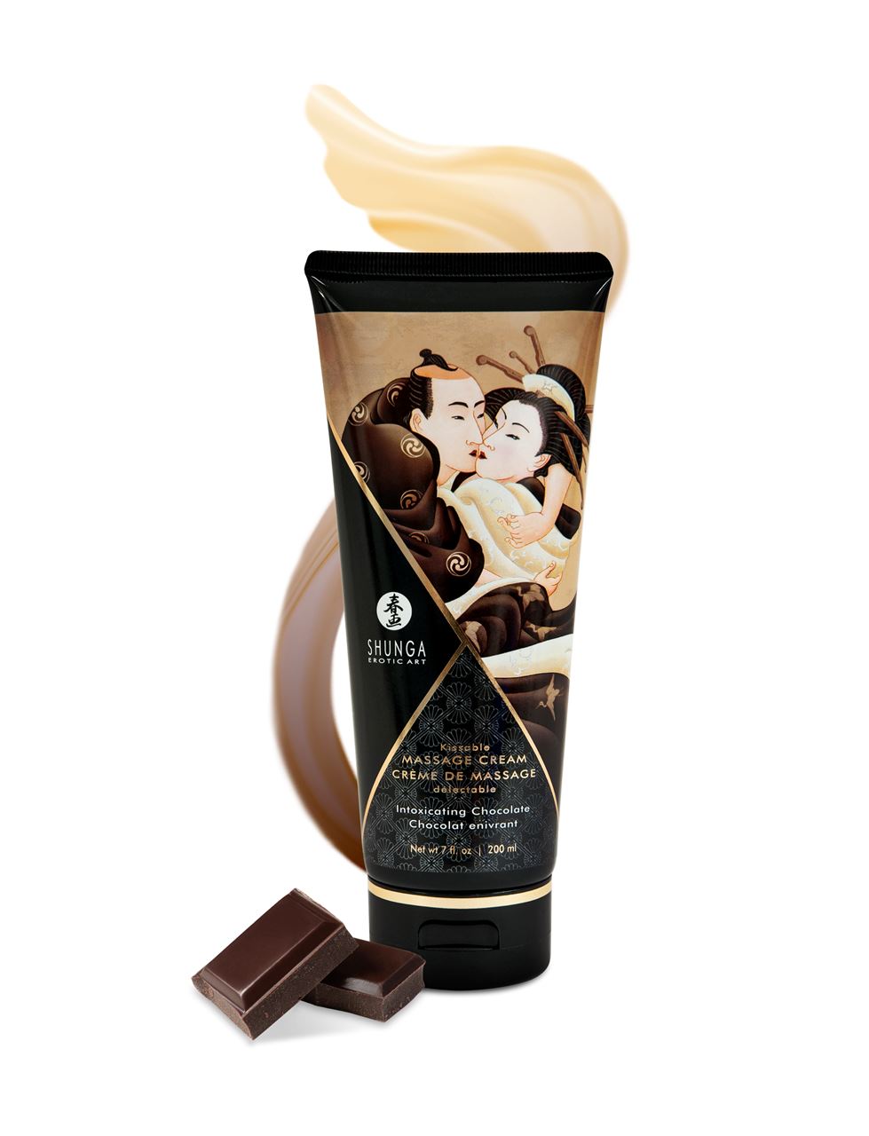 Shunga Kissable Massage Creams 200ml/7fl.oz - Intoxicating Chocolate