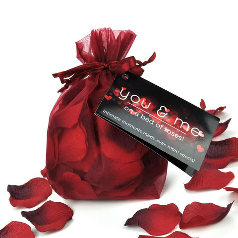 You & Me Game Bundle with Blindfold and Bed of Roses