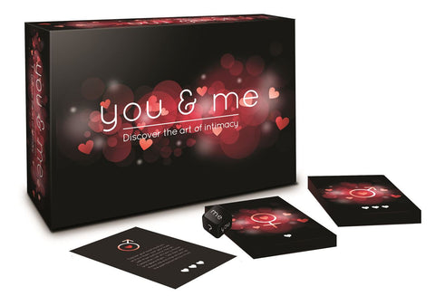 You & Me Game Bundle with Blindfold and Bed of Roses