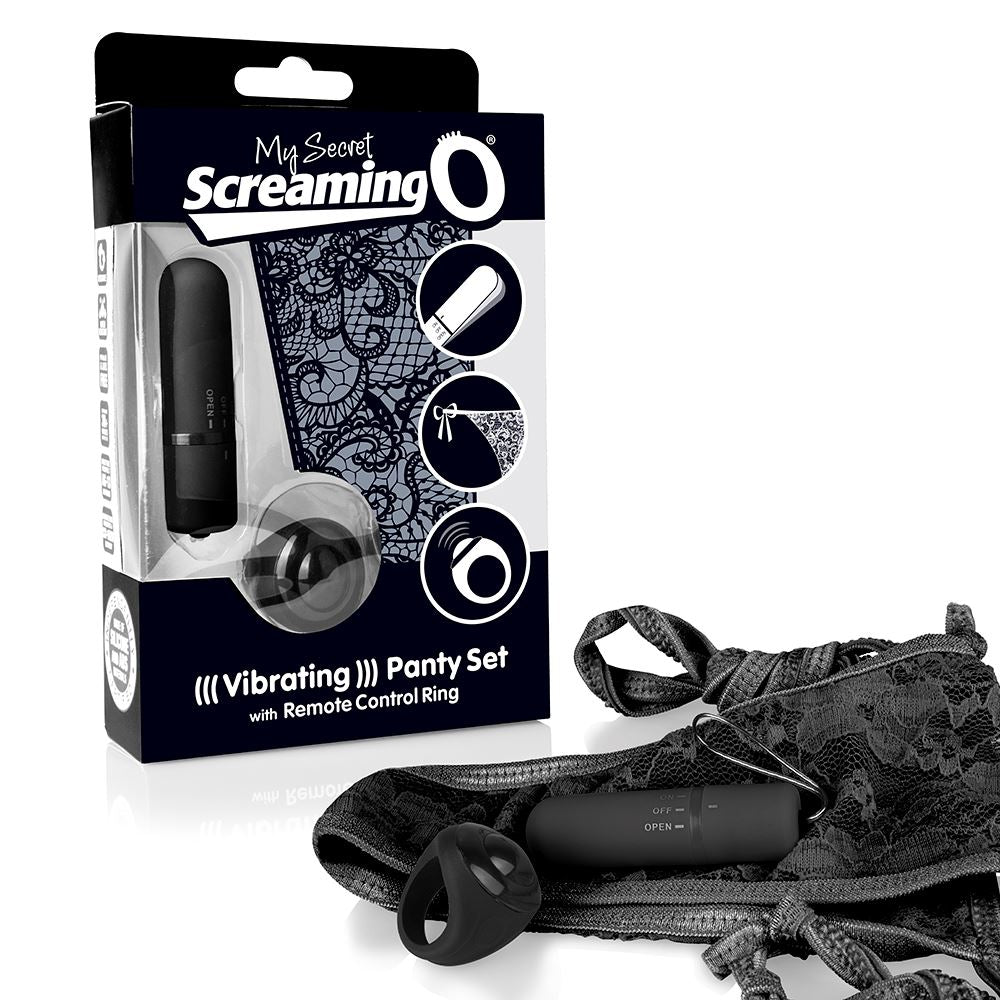 My Secret Screaming O Remote Control Panty Vibe (Black only)