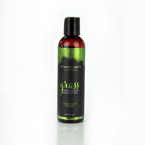 Intimate Earth Grass Aromatherapy Massage Oil - Fresh Cut Grass 120ml
