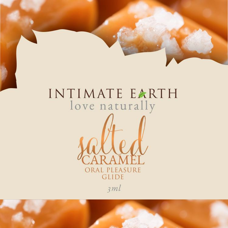 Intimate Earth Flavoured Lube - Salted Caramel 3ml Foil