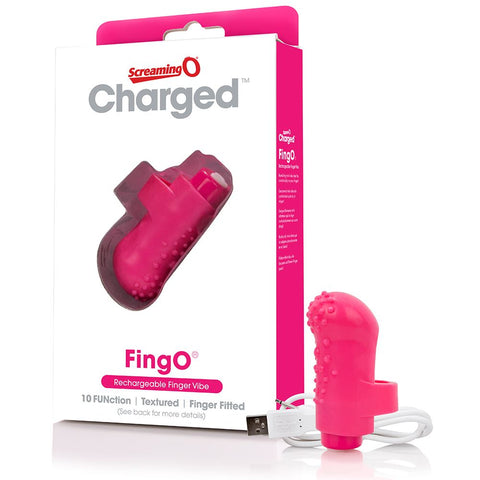 Screaming O Charged FingO Mini Vibe - Pink