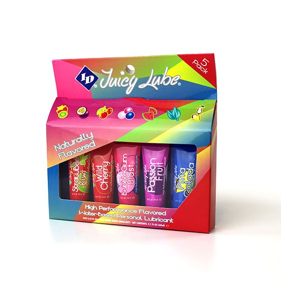 ID Juicy Lube Tube 12 ml (Assorted 5 Pack)