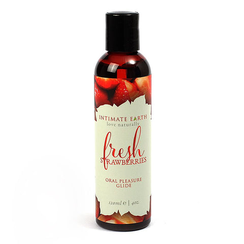 Intimate Earth Flavoured Lube - Fresh Strawberries 120ml