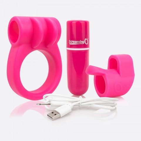 Screaming O Charged CombO Kit - Pink