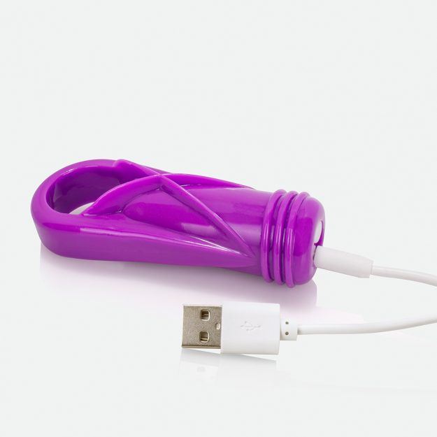 Screaming O Charged OYeah! Plus Rechargeable Vibe Ring - Purple