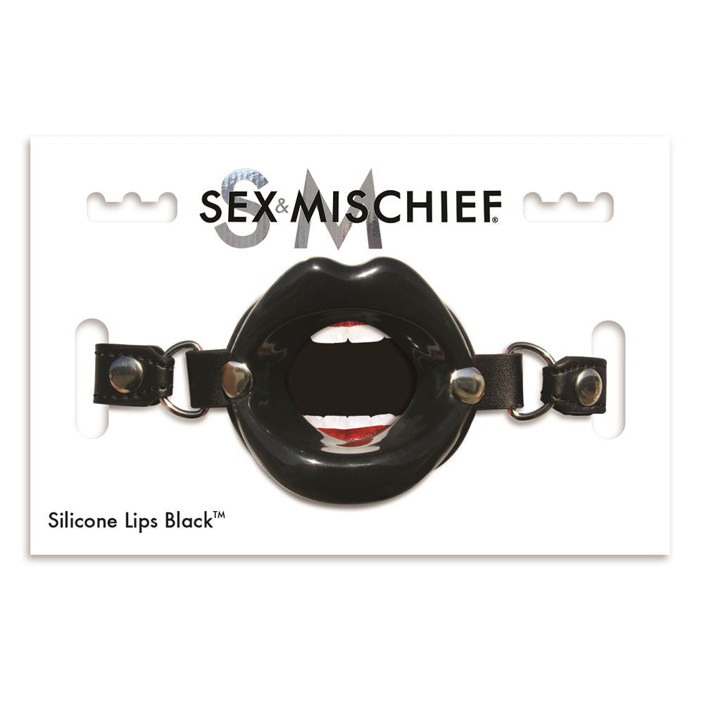 S&M Silicone Lips Black