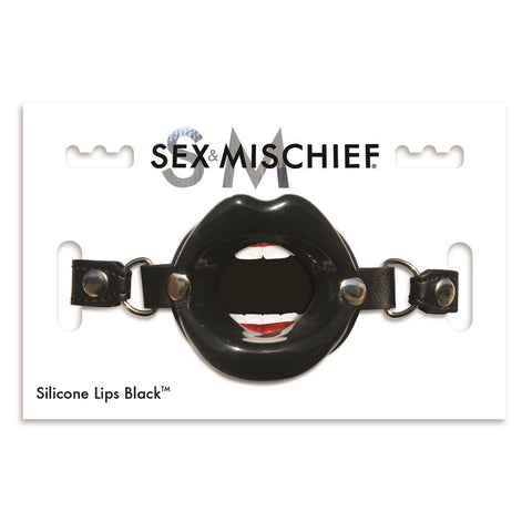 S&M Silicone Lips Black