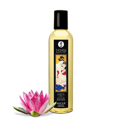 Shunga Massage Oil Sweet Lotus (Amour)