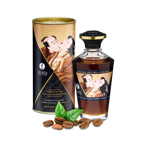 Shunga Warming Aphro Oil - LATTE D'AMOUR (Creamy Love Latte)