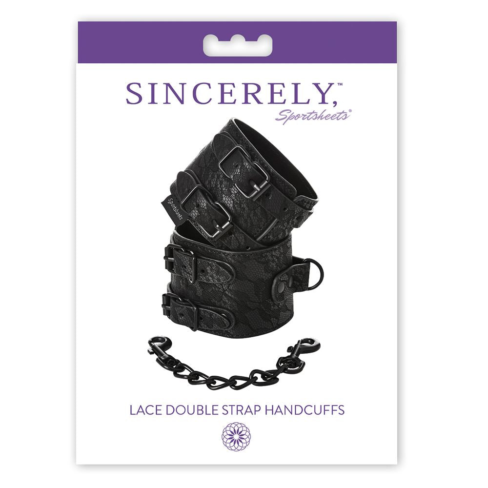 Sincerely Lace Double Strap Handcuffs