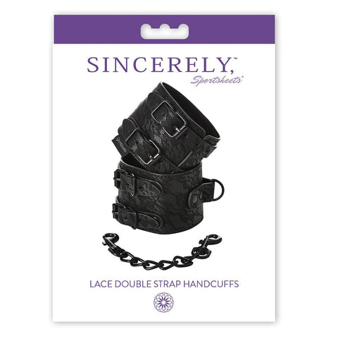Sincerely Lace Double Strap Handcuffs