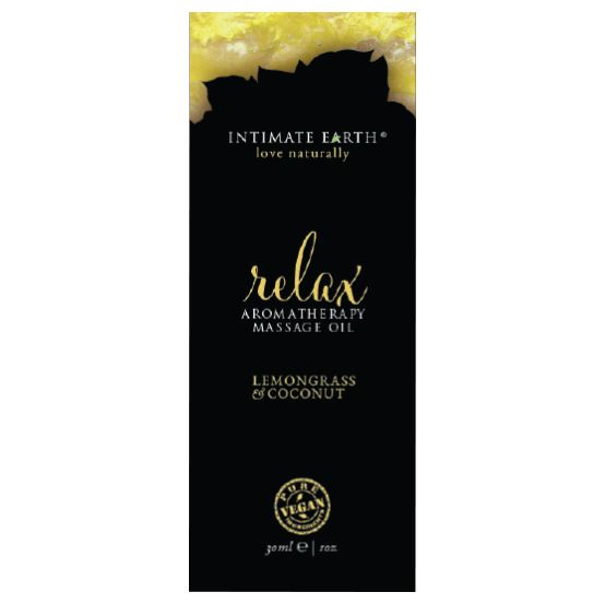 Intimate Earth Massage Oil 30ml/1 oz Foil - Relax