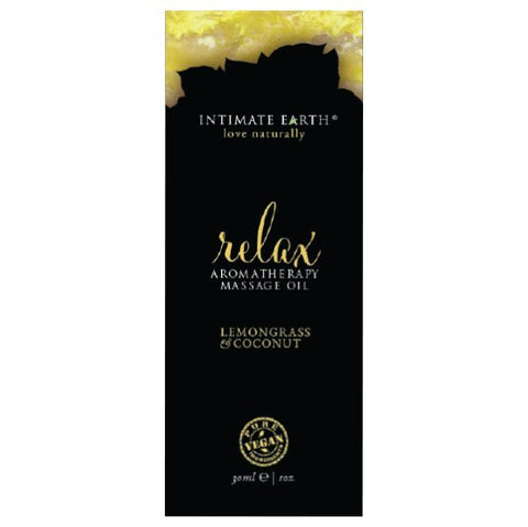 Intimate Earth Massage Oil 30ml/1 oz Foil - Relax