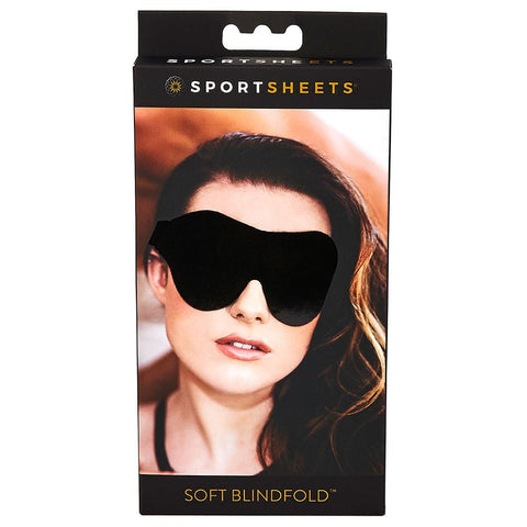 Sportsheets Beginners Soft Blindfold - Black
