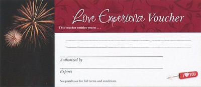 Love Vouchers - Blank Novelty Gift Cards for you to Complete
