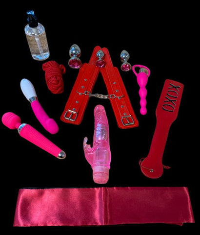 Sex toy gift box Offer, The Red Room, Gift Box  Sex Toys, Bondage, Lube,