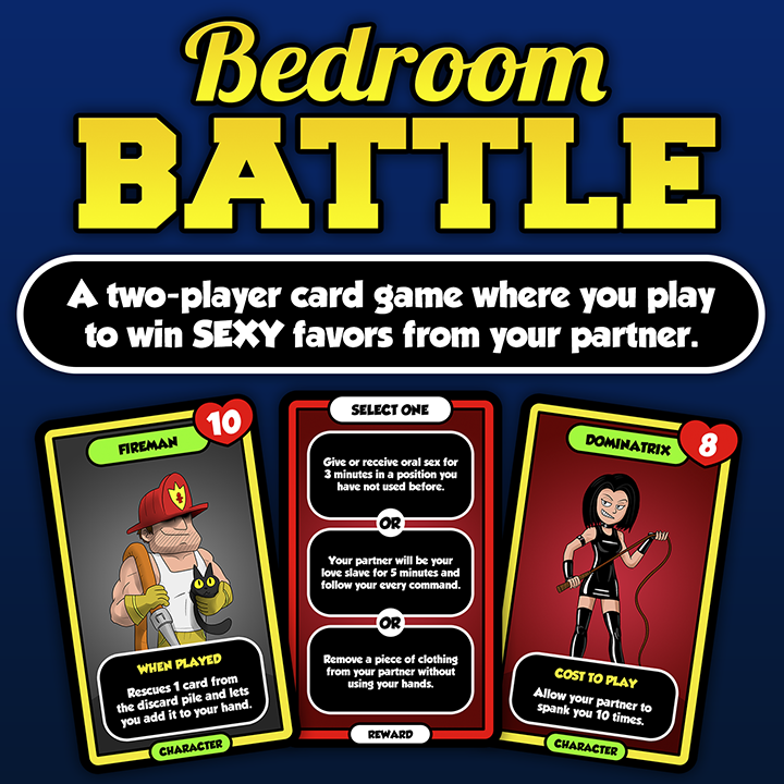 Bedroom Battle Card Game