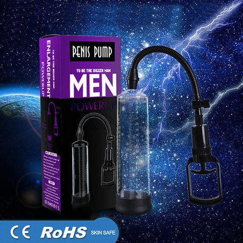Penis Pump Enlarger Vacuum Erection Enhancer Power Up Cock Extender Stretcher