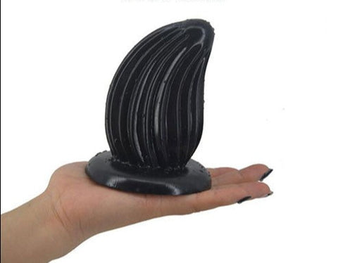 Huge Butt Plug Large Unisex Anal Dildo Sex Toy XXL Ribbed Anal FREE LUBRICANT