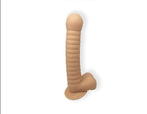 Huge 10 Inch Realistic Dildo with Suction Cup (Rubber)