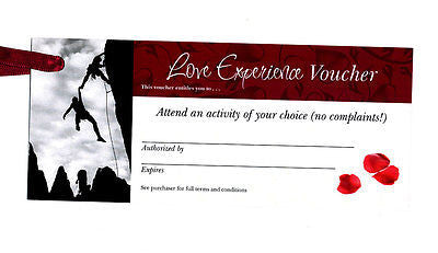 Love Vouchers - Set of Novelty Gift Cards