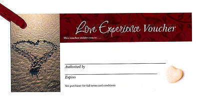 Love Vouchers - Set of Novelty Gift Cards