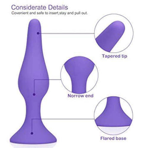 XL Butt Plug Anal Beads Rubber Sex Toy Male Masturbation Prostate Massager