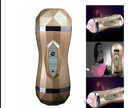 Male Soft Sex Toy 3D Realistic Hand-Free Masturbating Vagina Strong Suction