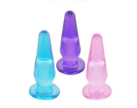 Mini Butt Plug - Finger Hole - Small Beginners Slim Anal Dildo Adult Sex Toy