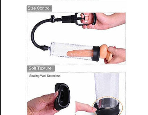 Penis Pump Enlarger Vacuum Erection Enhancer Power Up Cock Extender Stretcher