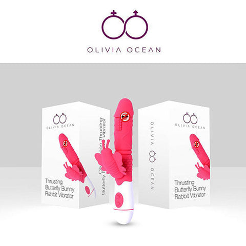 Vibrating Rampant Rabbit Pink Onyx Dildo 7 inch Rampant Sex Butterfly