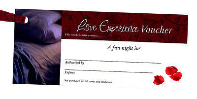 Love Vouchers - Set of Novelty Gift Cards