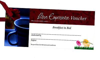 Love Vouchers - Set of Novelty Gift Cards