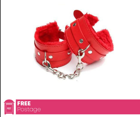 Sex Handcuff PU Leather Hand Ring Slave Ankle Cuff Restraint Adult SM Game Toy