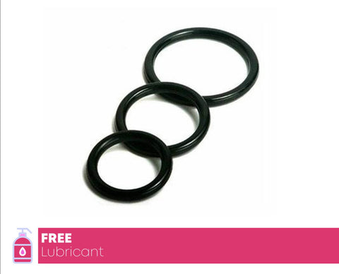Mens Triple Cock Ring Penis Rings Penis Enhancer Male Sex Toy Last Longer