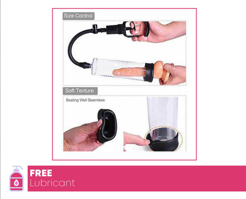 Penis Pump Enlarger Vacuum Erection Enhancer Power Up Cock Extender Stretcher