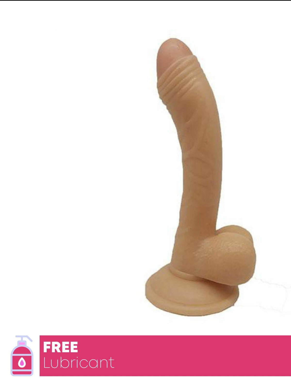 Huge Realistic 7.5" Dildo with a Suction Cup