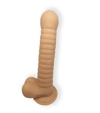 Huge 10 Inch Realistic Dildo with Suction Cup (Rubber)