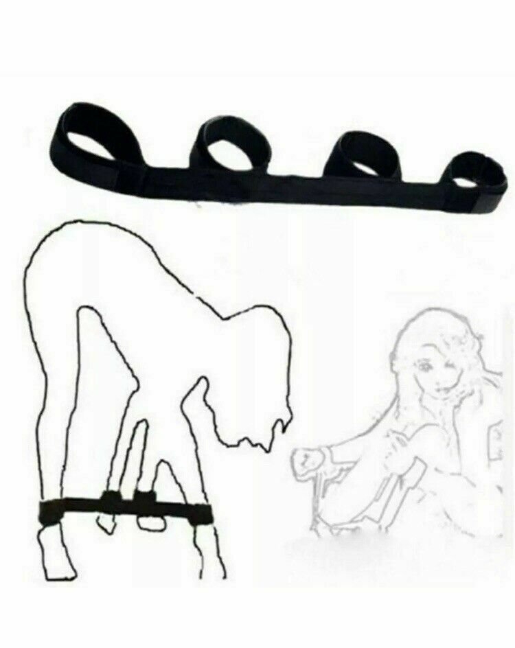 New Fantasy Adult Fetish Restraint Leg Handcuffs bondage Spreader Bar Strap
