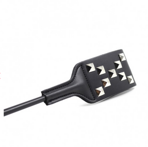 Faux Leather Whip with Studs