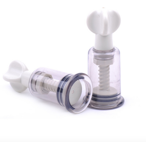 Twin Pack Nipple Enlarger Suckers Suction Pumps Twist Rotary