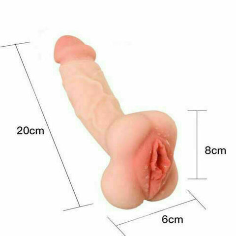 Male Masturbation Realistic Cock Penis Dildo Anal Strokers Men Women Sex Toy
