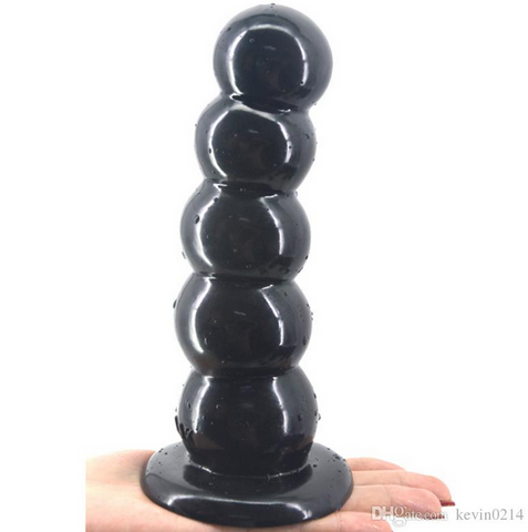 Large Butt Plug Dildo Huge Unisex Anal Dildo Sex Toy Suction Cup Ribbed G-Spot