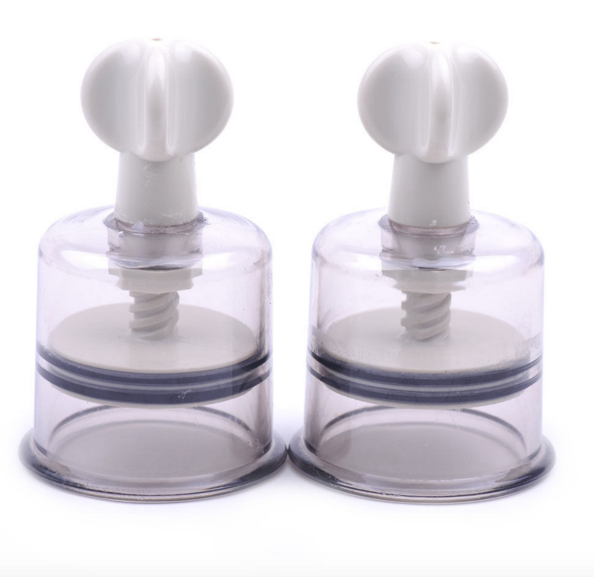 Twin Pack Nipple Enlarger Suckers Suction Pumps Twist Rotary