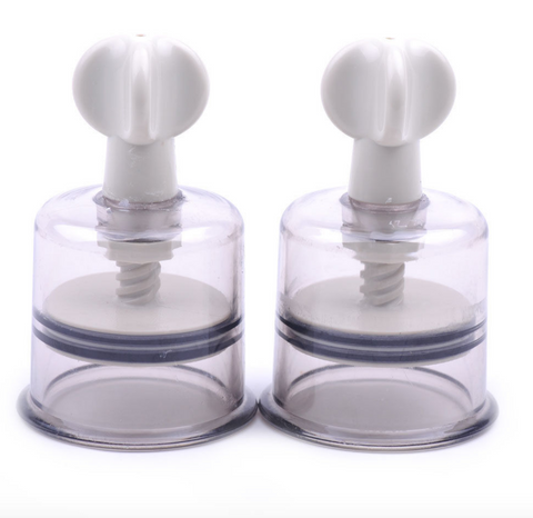 Twin Pack Nipple Enlarger Suckers Suction Pumps Twist Rotary